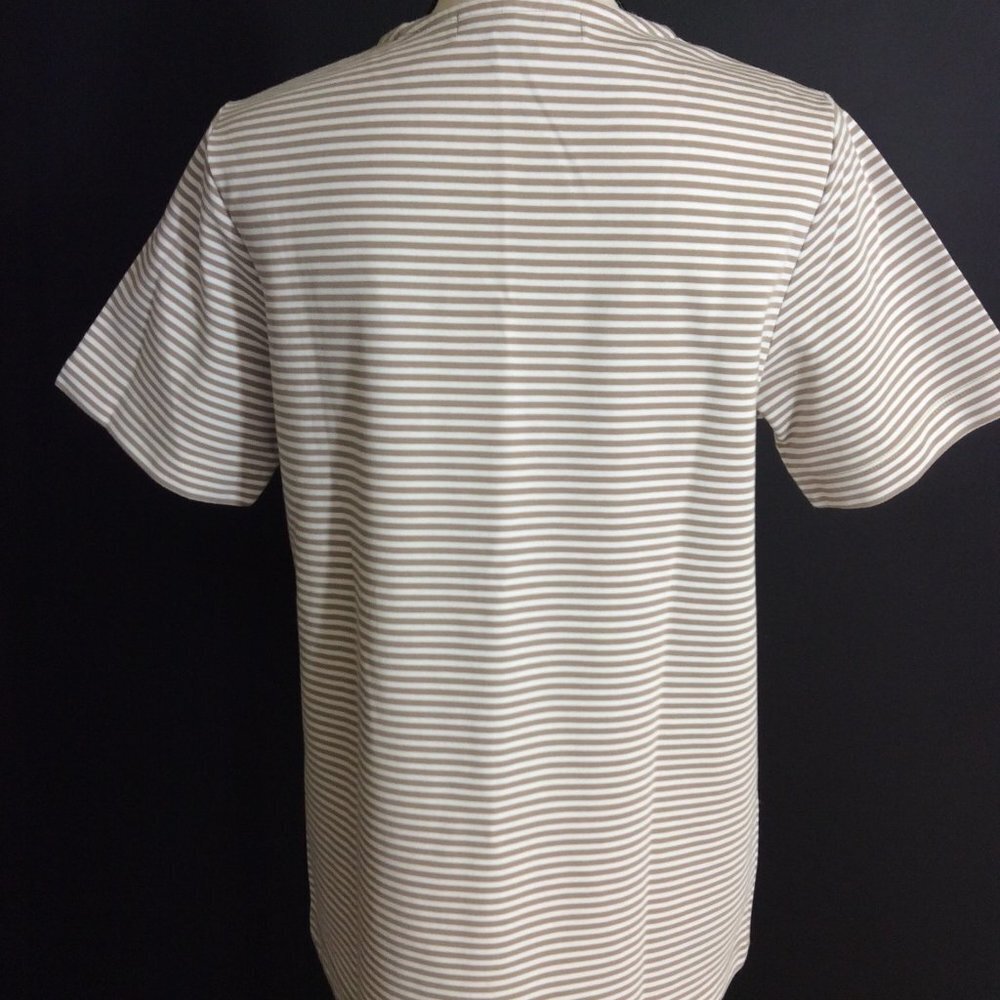 Jessica Holbrook Womens Top Size Medium Striped Short Sleeve - Picture 7 of 12